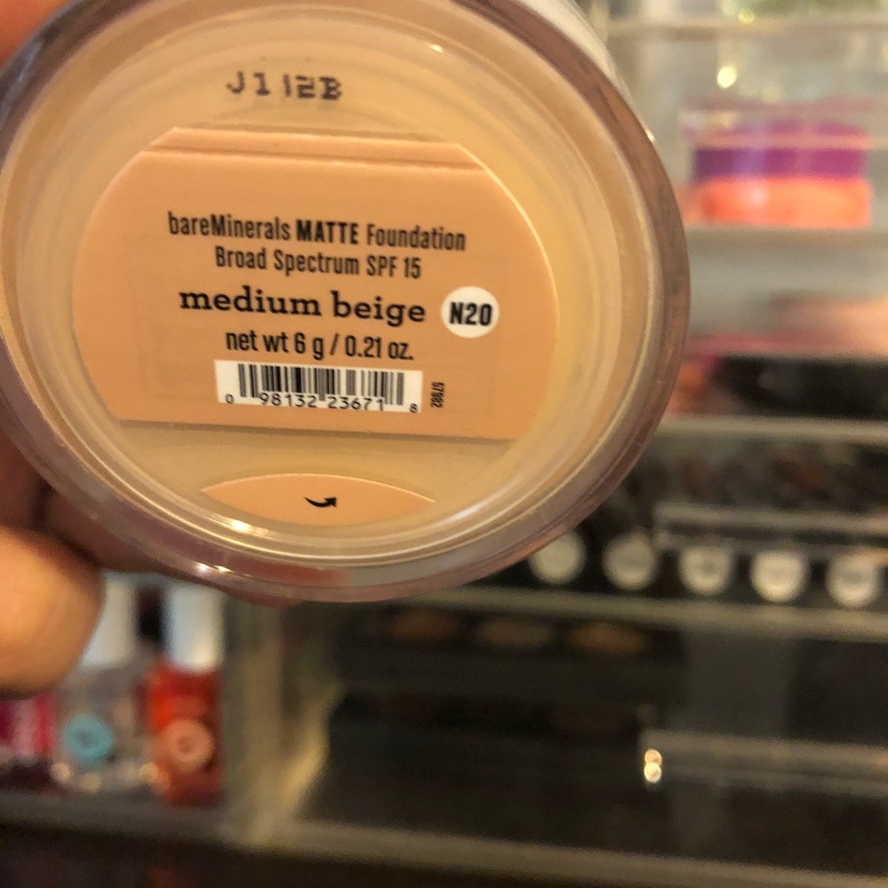BareMinerals matte foundation used about two times